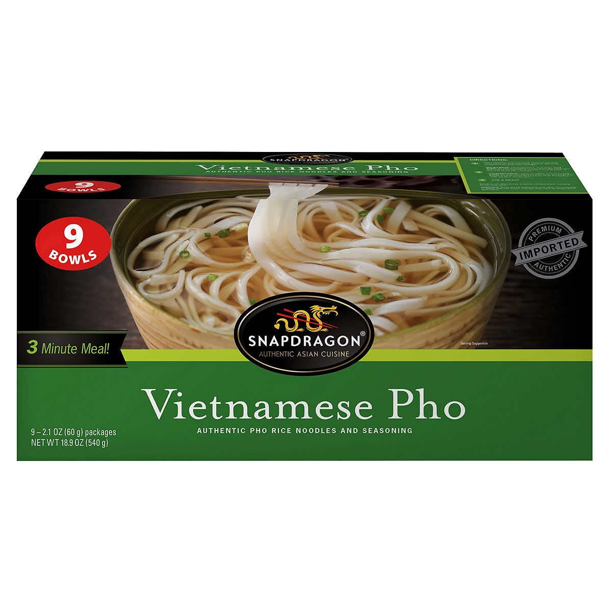 Snapdragon, Vietnamese Pho Bowls, 2.3 oz, 9-Count