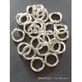 thumbnail image 1 of Snapeez II ULTRAPLATE Silver Hard Open Jump Ring 14mm Heavy Gauge (Pk 25). Made in USA., 1 of 4