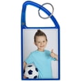 thumbnail image 1 of Snapins 2" x 2.875" Blue Carabiner Double Photo Keychain, 1 of 4