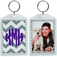 thumbnail image 1 of Snapins 2" x 2.875" Rhinestone Acrylic Photo Keychains - Pack of 24, 1 of 5
