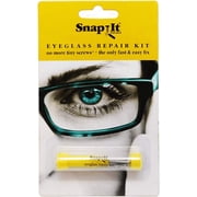 Snapit EyeGlass Repair Kit [Stainless Steel Screws & Micro Screwdriver] Easy-Fit Repair Tool for Sunglasses, Spectacles & Reading Glasses | Used By Opticians | Non-Slip Eyewear Tool Kit