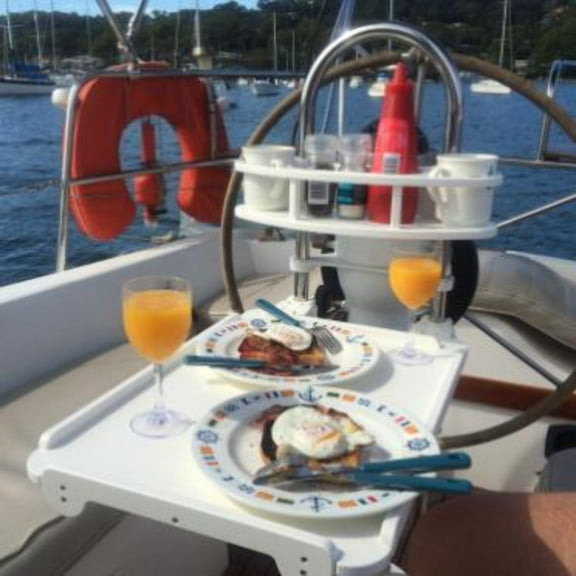 Snapit! Marine Folding Quick Installation Large Cockpit Table
