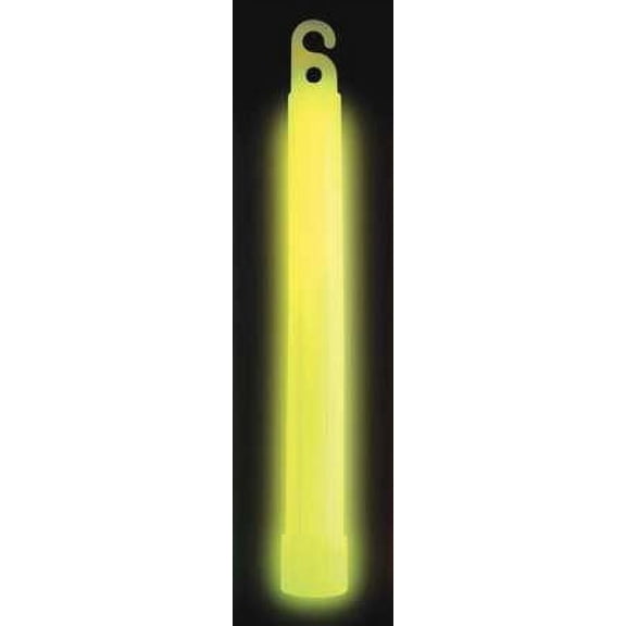 Lightstick,Yellow,12 hr.,6 In. L,PK10 9-08004B