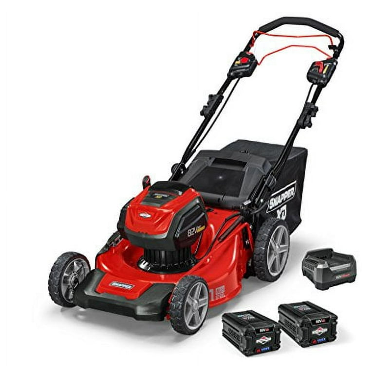 Snapper 1687914 21 SP Walk Mower Kit Self Propelled Lawn Mower Electric Start Mulching Bagger Red Black Walmart