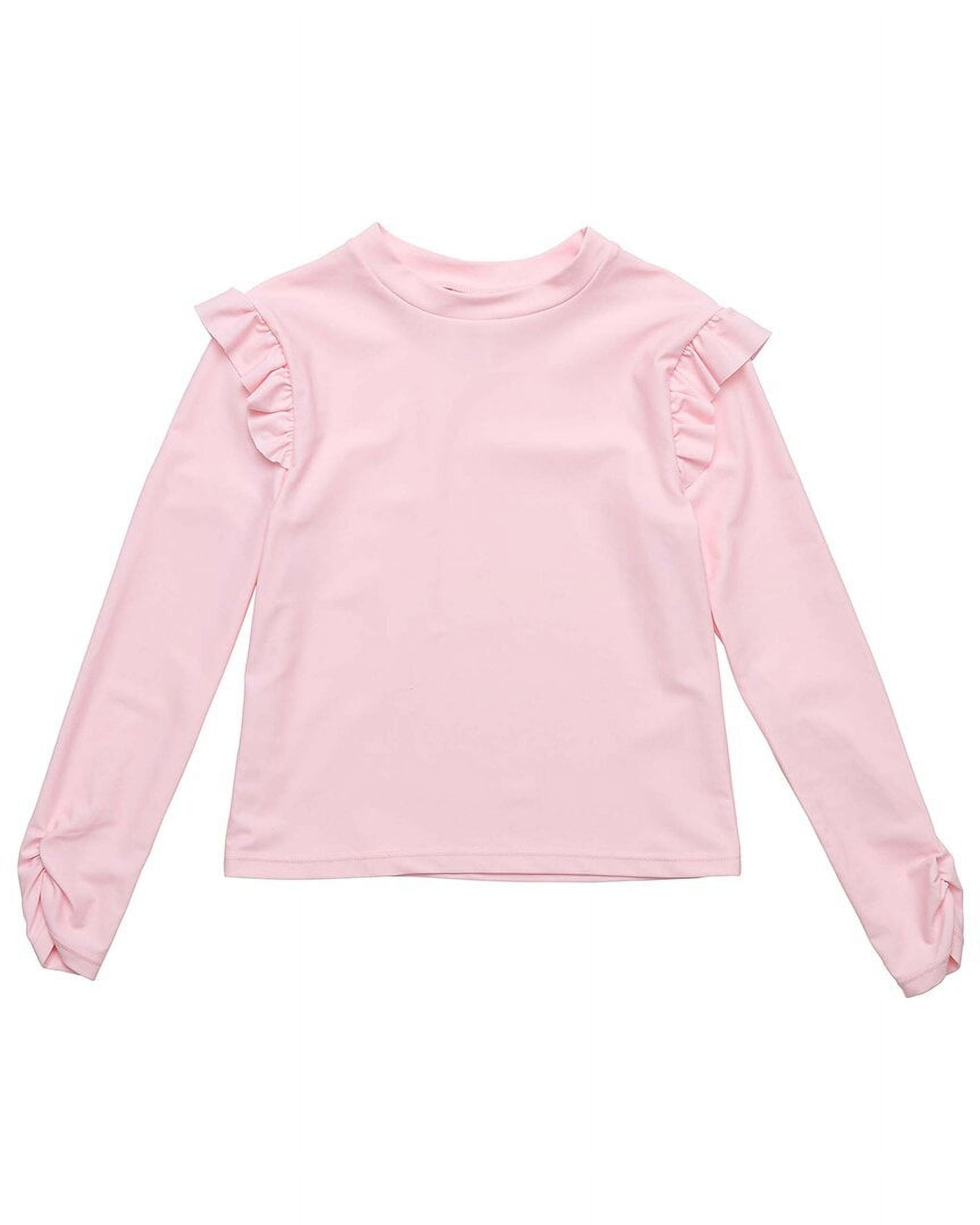 Snapper Rock girls Rash Top, 4, Pink - Walmart.com