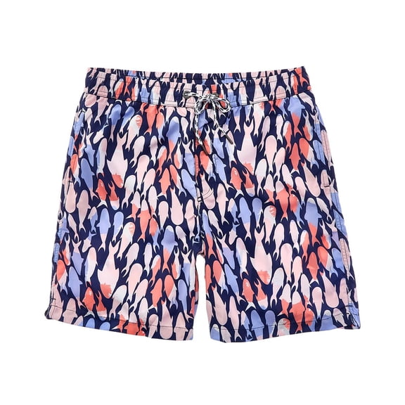 Snapper Rock mens Fish Frenzy Volley Board Short, l, Blue