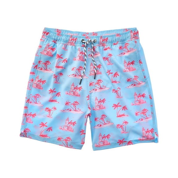 Snapper Rock mens Lighthouse Island Sustainable Swim Short, l, Blue