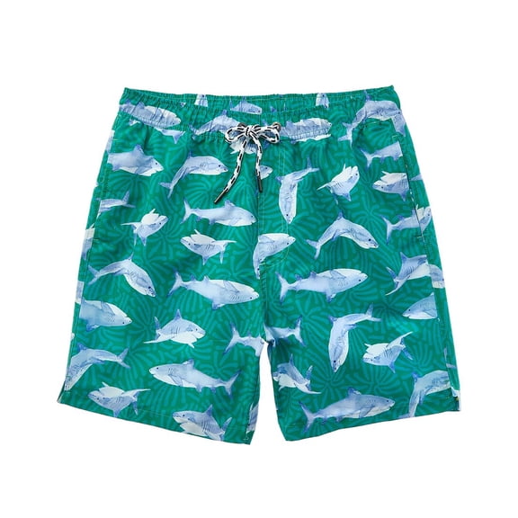 Snapper Rock mens Reef Shark Swim Short, m, Green
