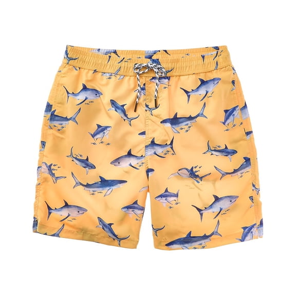 Snapper Rock mens  Sunrise Shark Board Short, XL, Yellow