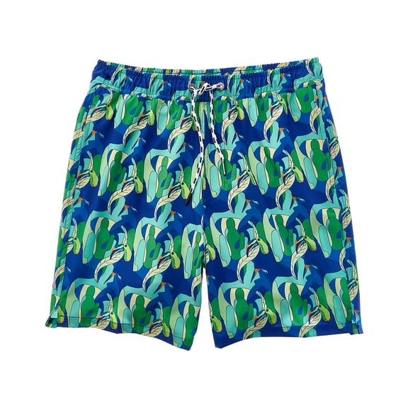 Snapper Rock mens Toucan Jungle Sustainable Swim Short, XL, Blue