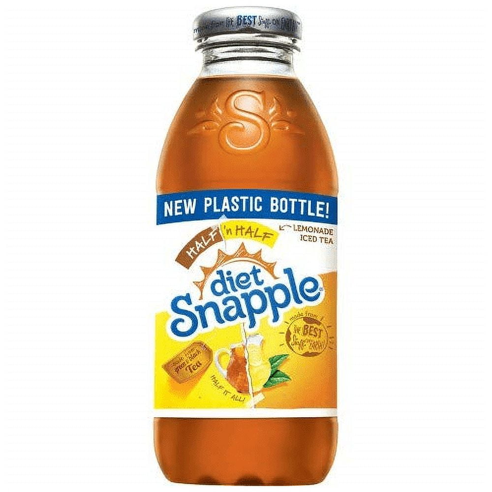 Snapple All Natural Fruit Flavored Teas and Juices, 16 oz Plastic