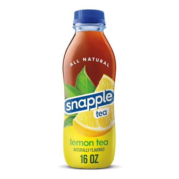 Snapple All Natural Lemon, Bottled Tea Drink, 16 fl oz, Bottle