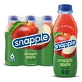 thumbnail image 1 of Snapple Apple, 16 fl oz Recycled Plastic Bottle, 6 pack, All Natural Family Pack Drinks, 1 of 5