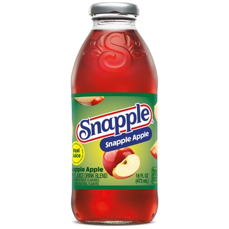 Snapple Apple Juice Drink, 16 fl oz Glass Bottle