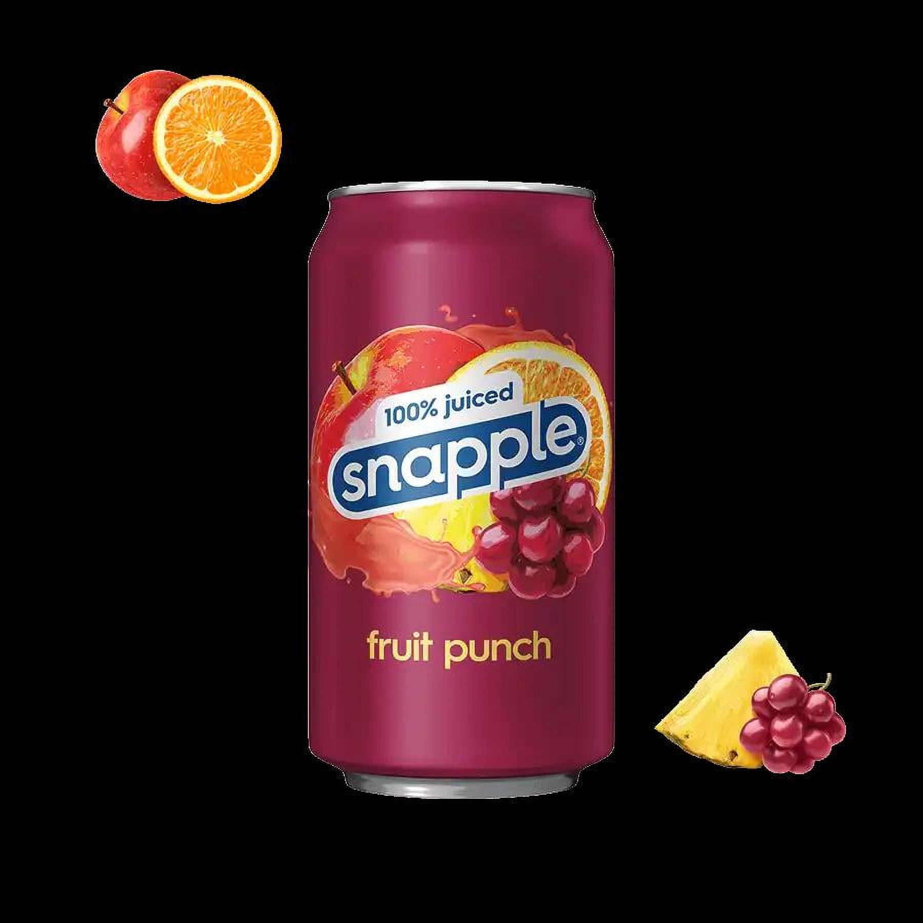 Snapple All Natural Juice Flavored Fruit Punch, 11.5oz