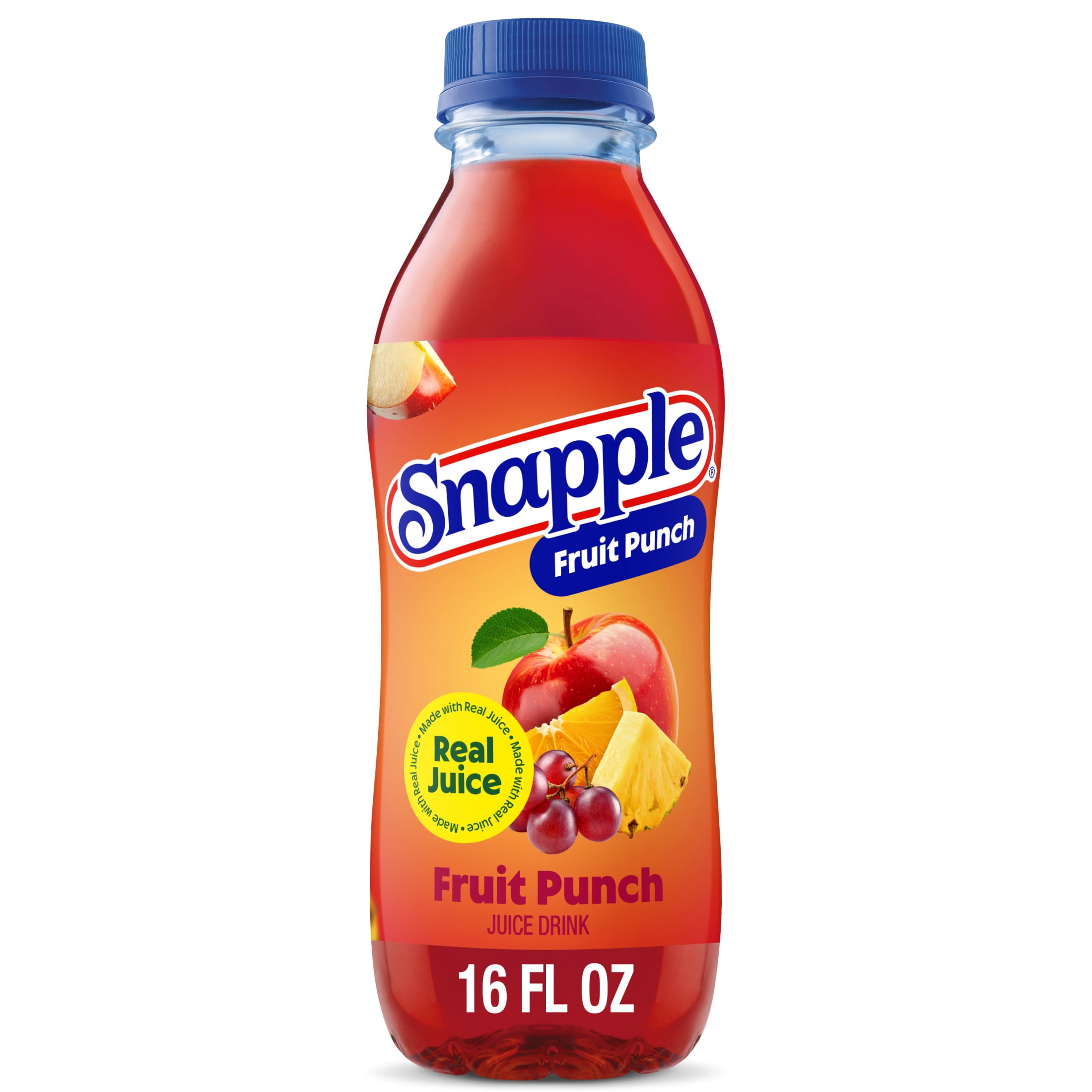 ジャスティス「SNAPPER5 スナッパーファイブ」 Snapple Fruit Punch Apple Flavored Juice Drink, 16 fl oz