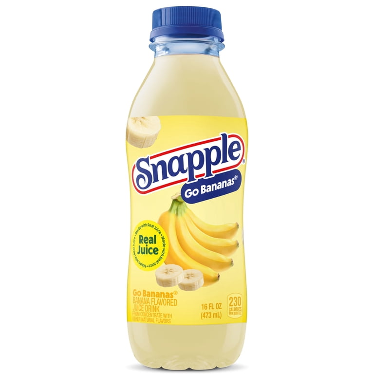 Snapple, Go Bananas, All Natural Banana Juice, 16 fl oz - Walmart.com