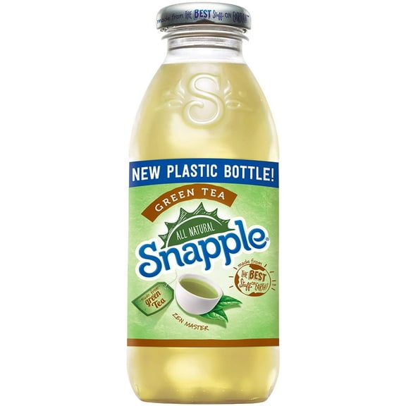 Snapple - Green Tea - 16 fl oz 24 Plastic Bottles