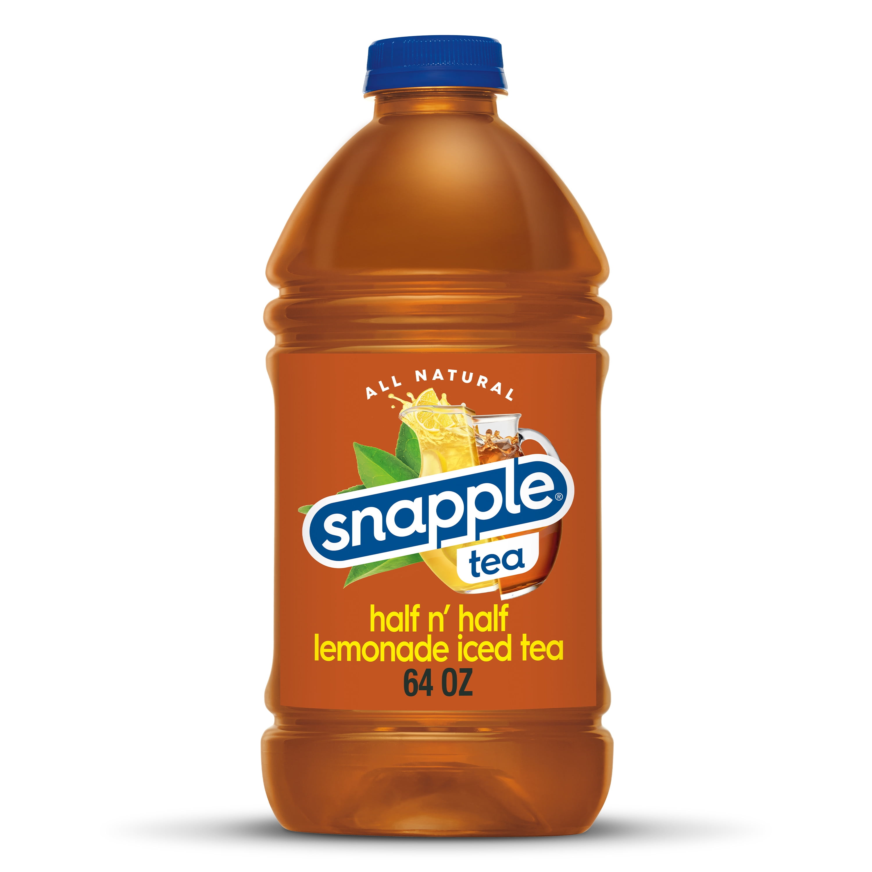 Snapple Natural Half 'n Half Tea and Lemonade, Iced Bottled Tea Drink