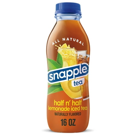 Snapple Half 'n Half Tea and Lemonade, 16 fl oz recycled plastic bottle