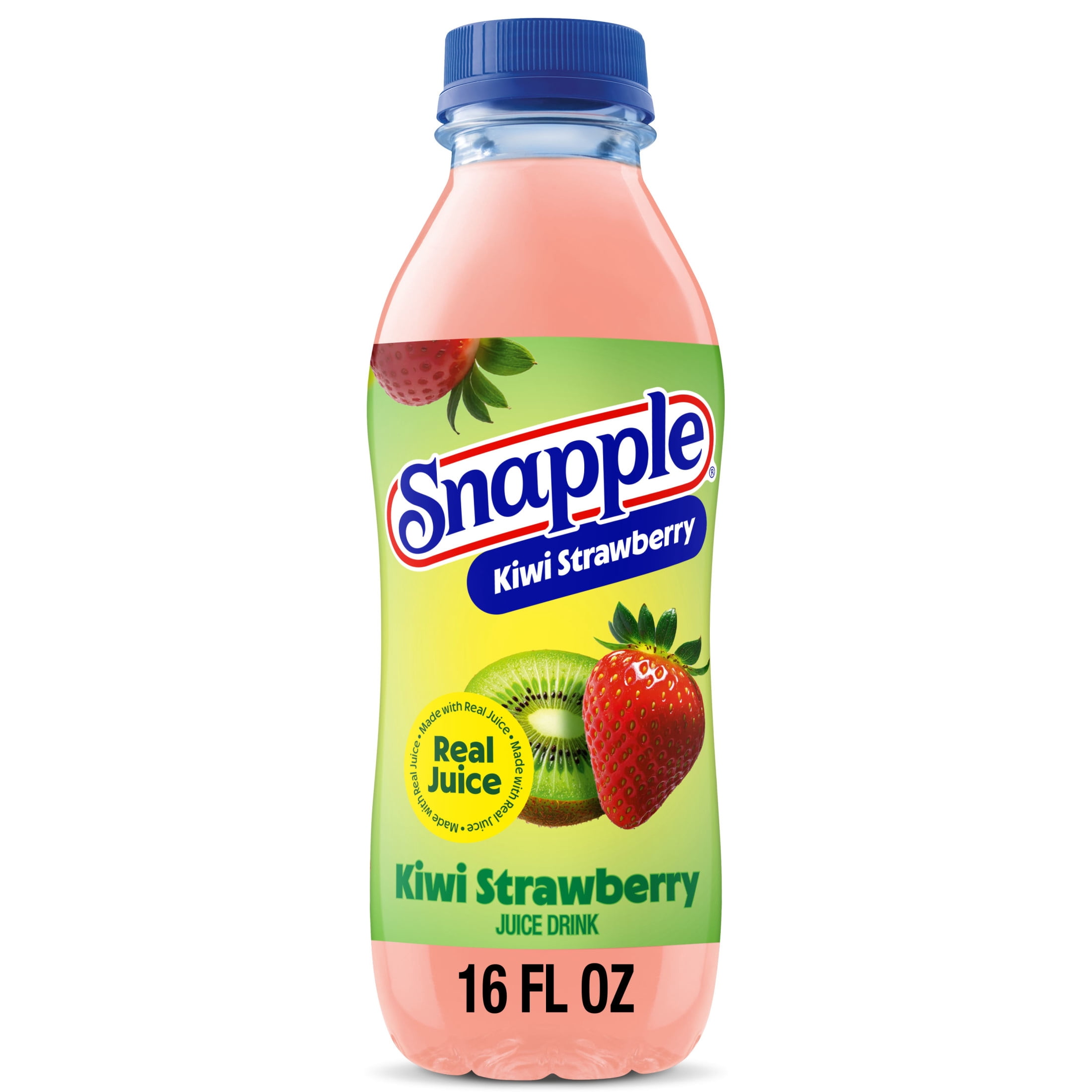 Snapple Kiwi Strawberry Juice Drink, 16 fl oz, Bottle