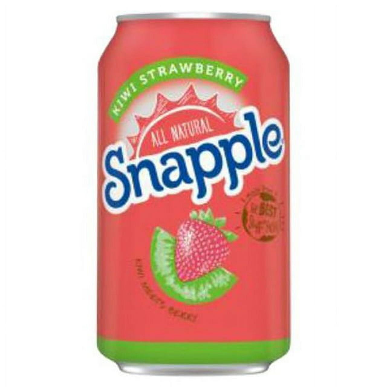 Snapple Kiwi Strawberry, All Natural, 11.5 Fl Oz Can (Pack of 15