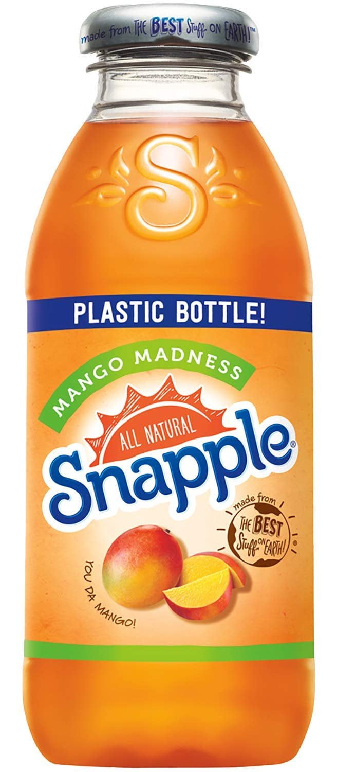 Snapple Mango Madness 16 fl oz 12 Plastic Bottles