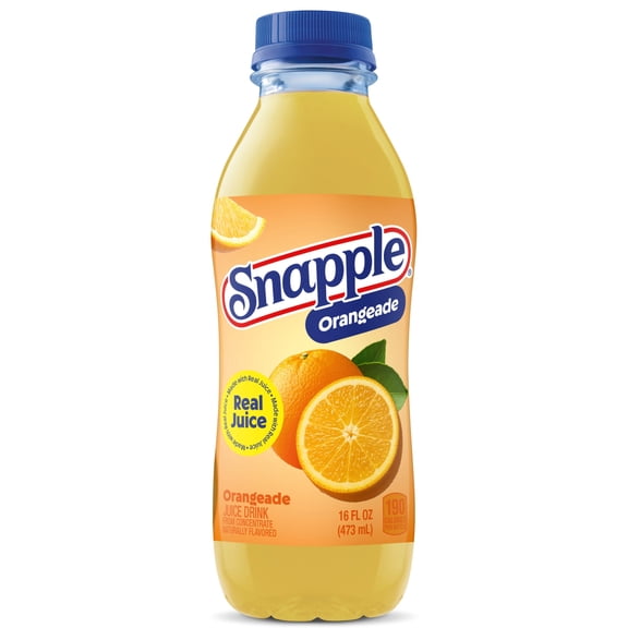 Snapple Orangeade Juice Drink, 16 fl oz, Bottle