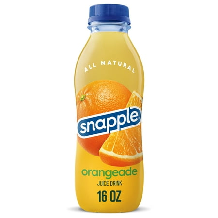 Snapple Orangeade Juice Drink, 16 fl oz, Bottle