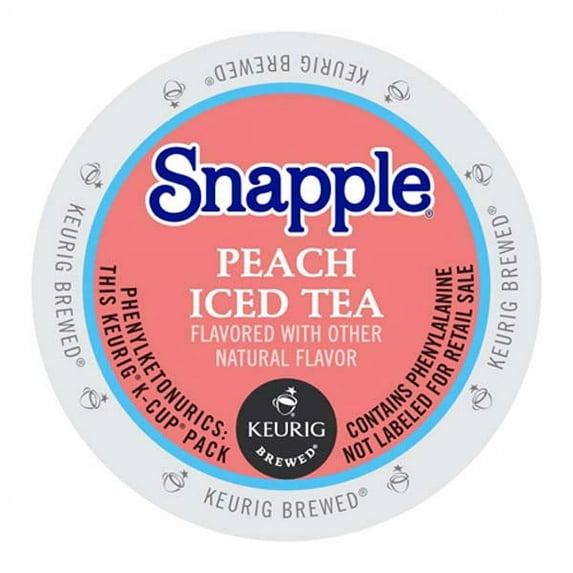 Snapple Peach Iced Tea 22-Count K-cups