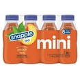 thumbnail image 1 of Snapple Peach Tea, 8 fl oz Recycled Plastic Bottle, Pack of 8, 1 of 1