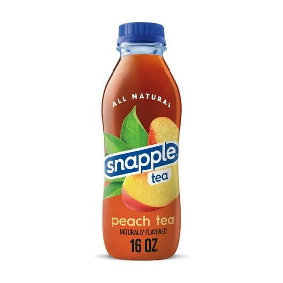 Snapple Peach Tea Juice Drink, 16 fl oz, Bottle