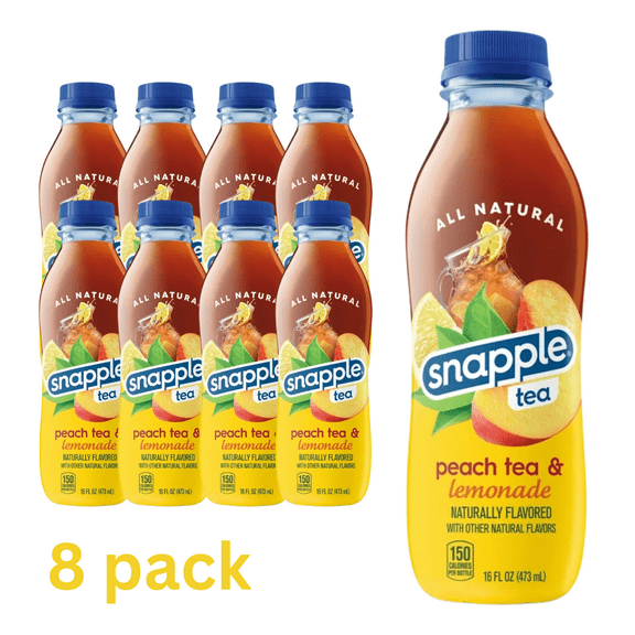 Snapple Snprem Tea Hlf&hlf Peach Pet 16fo Ls24