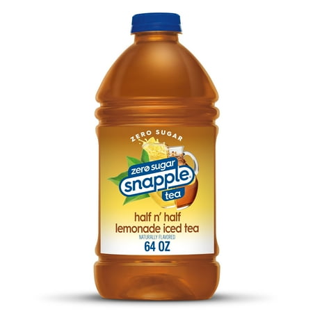 Snapple Zero Sugar Half 'n Half Tea Juice Drink, 64 fl oz, Bottle