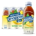 thumbnail image 1 of Snapple Zero Sugar Lemon, Bottled Tea Drink, 16 fl oz, 12 Bottles, 1 of 10