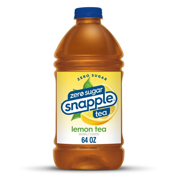 Snapple Zero Sugar Lemon, Bottled Tea Drink, 64 fl oz