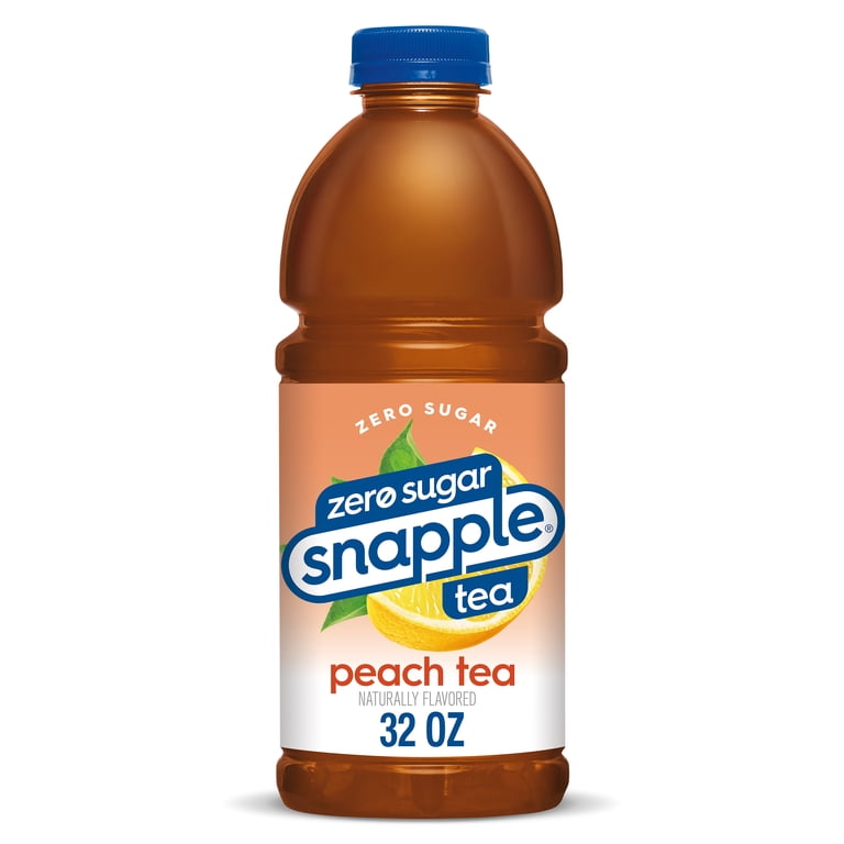 ILTP  Snapple Zero Sugar Peach, Bottled Tea Drink, 32 fl oz - Walmart.com
