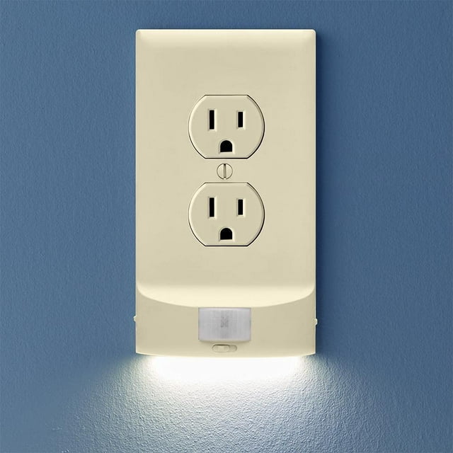 Snappower O1ml-X-Sm20 Motionlight Gfci Night Light Outlet Cover Plate ...