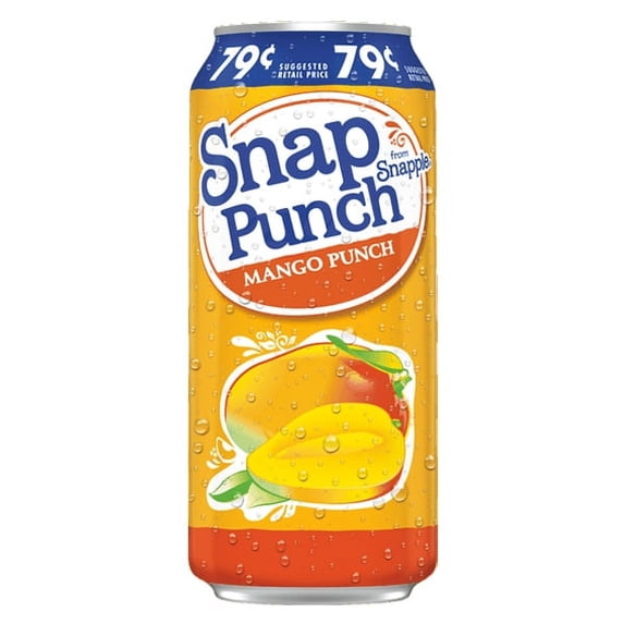 Snappunch Mango Punch 16 Oz Cans Pack of 24