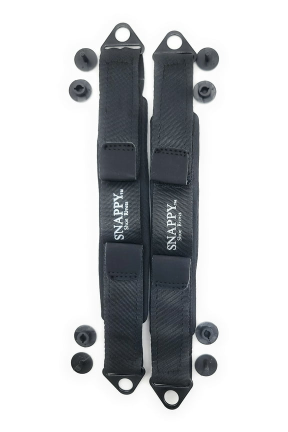 Snappy Adjustable Soft Replacement Heel Straps Black for Clog Shoes