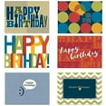 thumbnail image 1 of Snappy Birthday Cards / 36 Note Cards And Envelopes / 6 Colorful Birthday Designs / 4 5/8" x 6 1/4" Birthday Greeting Cards With Blank Inside, 1 of 4