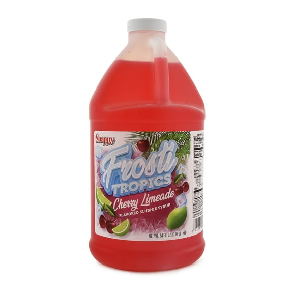 Snappy Frosti Tropics Cherry Limeade Slush Mix, 1/2 Gallon