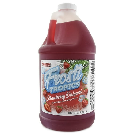 Snappy Frosti Tropics Strawberry Daiquiri Slush Mix, 1/2 Gallon