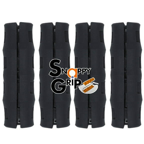 Snappy Grip Black Ergonomic Replacement Bucket Handles 4 Pack
