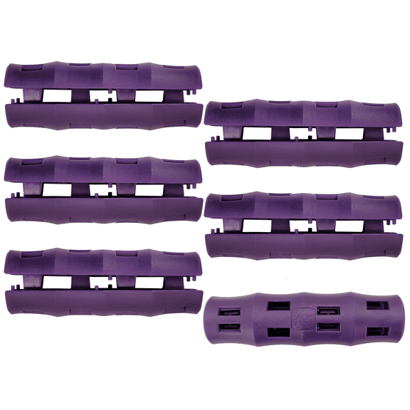 Snappy Grip Bucket Handle, Replacement Grip, Purple (6 pack)
