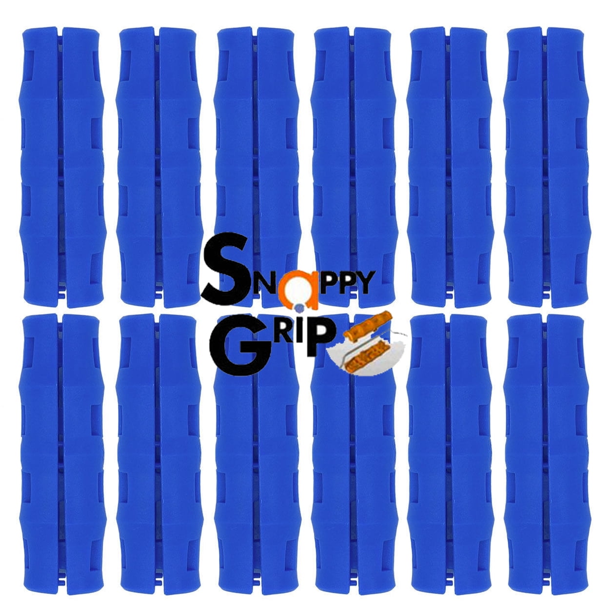 Snappy Grip Dark Blue Ergonomic Replacement Bucket Handles Dozen 12
