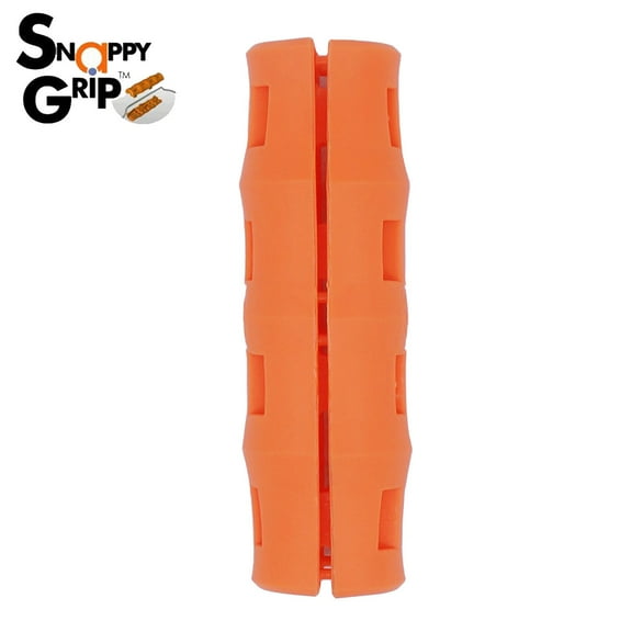 Snappy Grip Light Orange Ergonomic Handle for Buckets