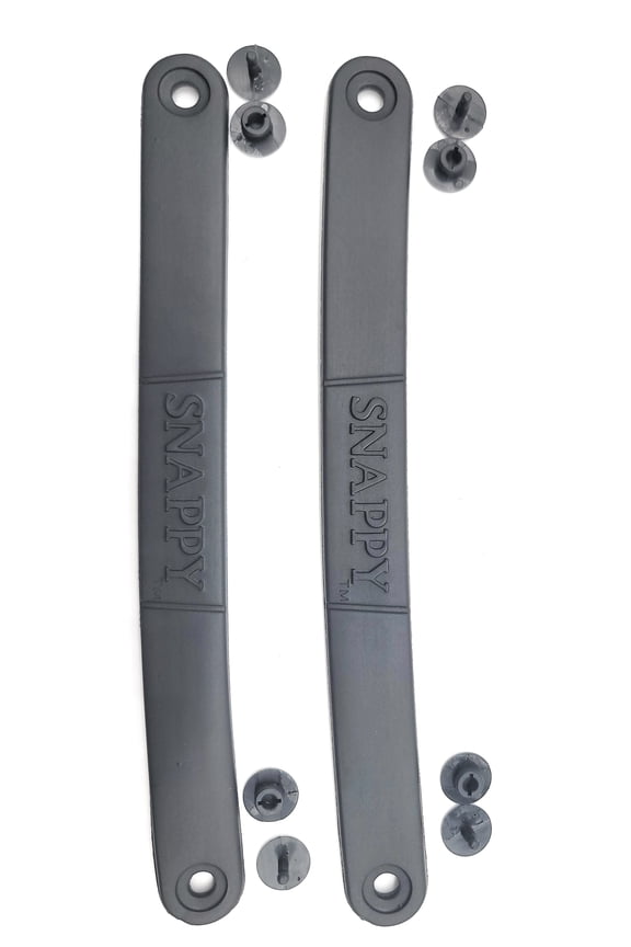 Snappy Replacement Heel Straps Black for Clog Shoes 8 inches long