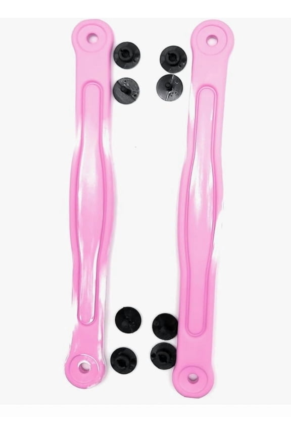 Snappy Straps for your Clogs (pink/white mix, 9 inches)