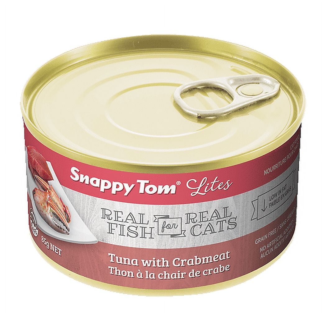 Snappy Tom Lites Tuna with Crabmeat, 5.5 Ounce Cans (24 Pack)